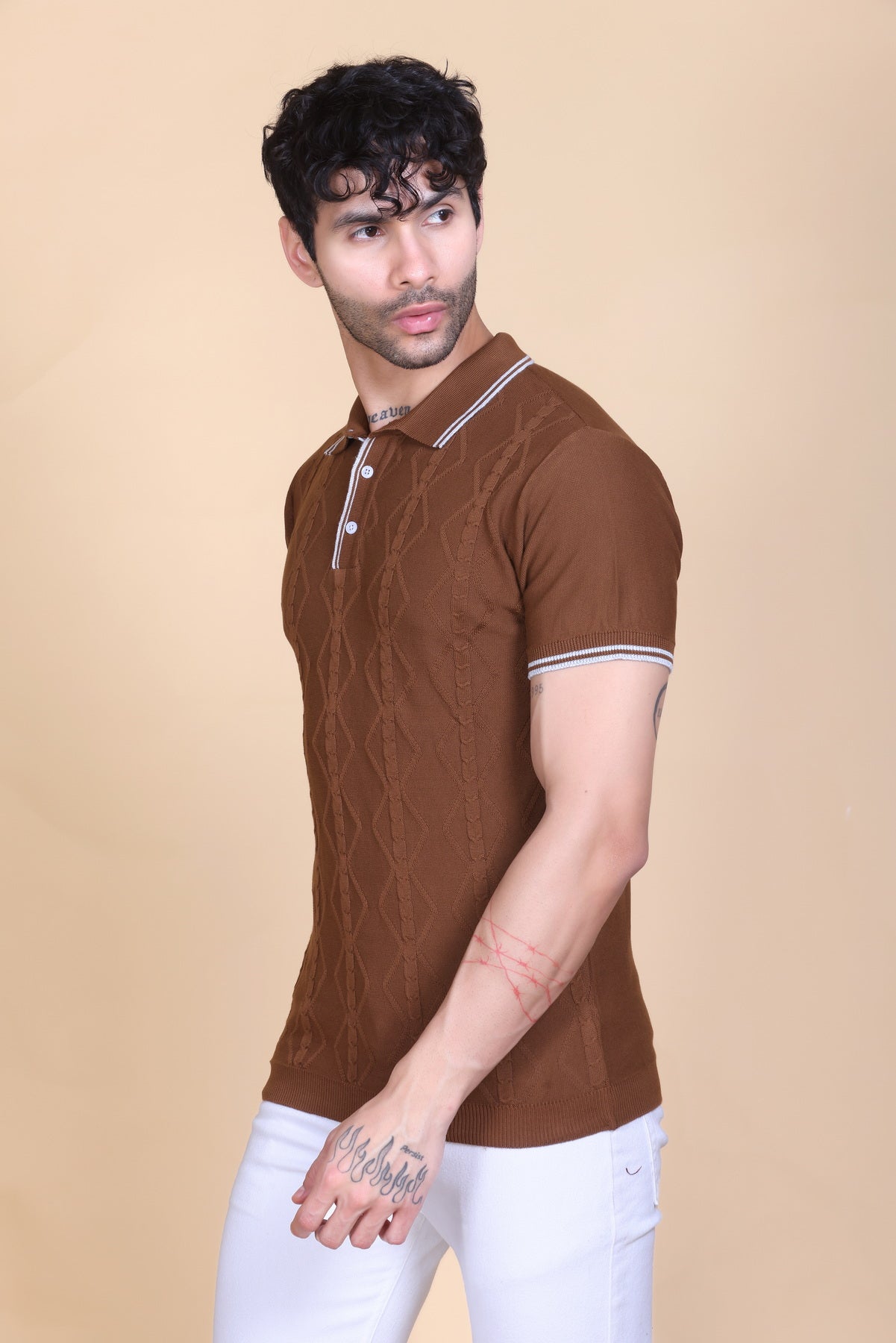 Knit Polo T-shirt