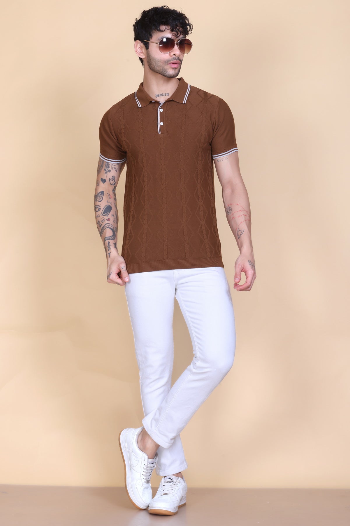 Knit Polo T-shirt