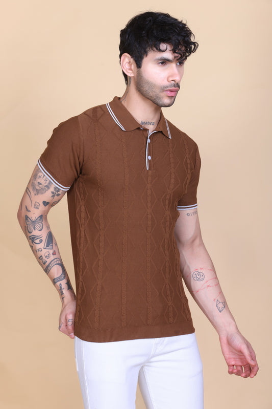 Knit Polo T-shirt