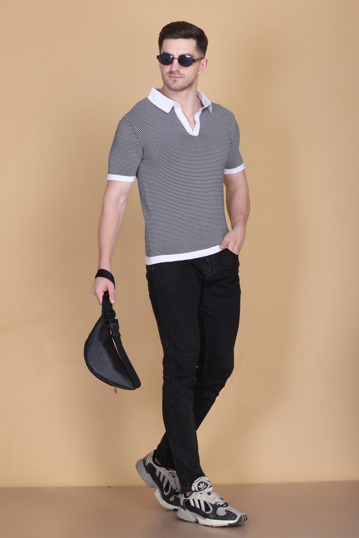 Men's Polo t-Shirts Collar Neck Half Sleeve Summer and semi-Winter