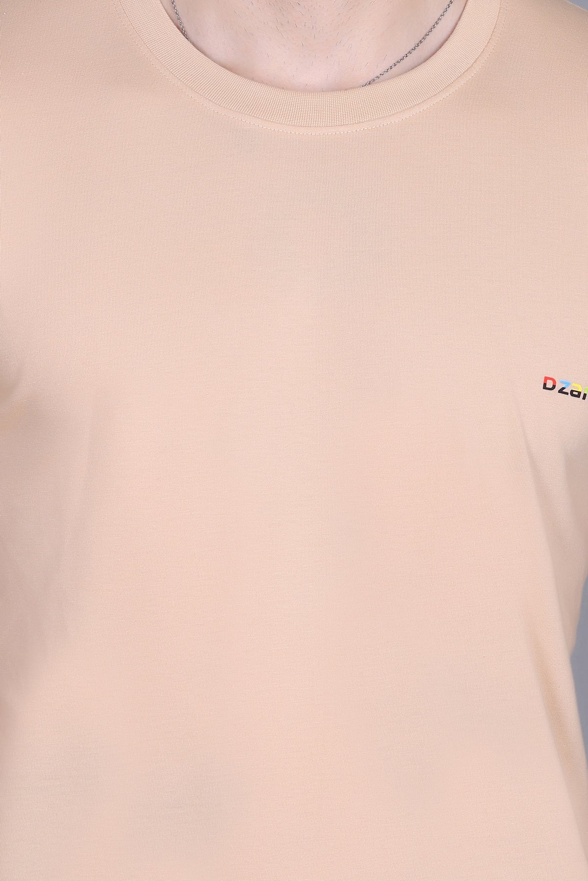 Short Sleeve T-Shirt Beige Color